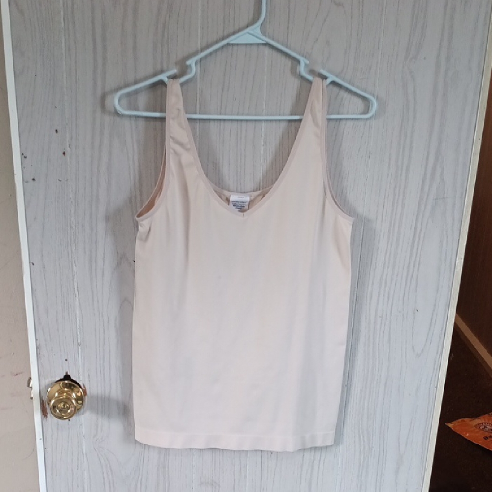 Elegant Cream Tank Top for Women - Picture 1 of 3